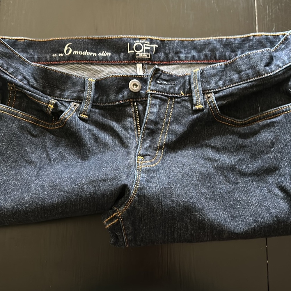 LOFt Super clean jeans